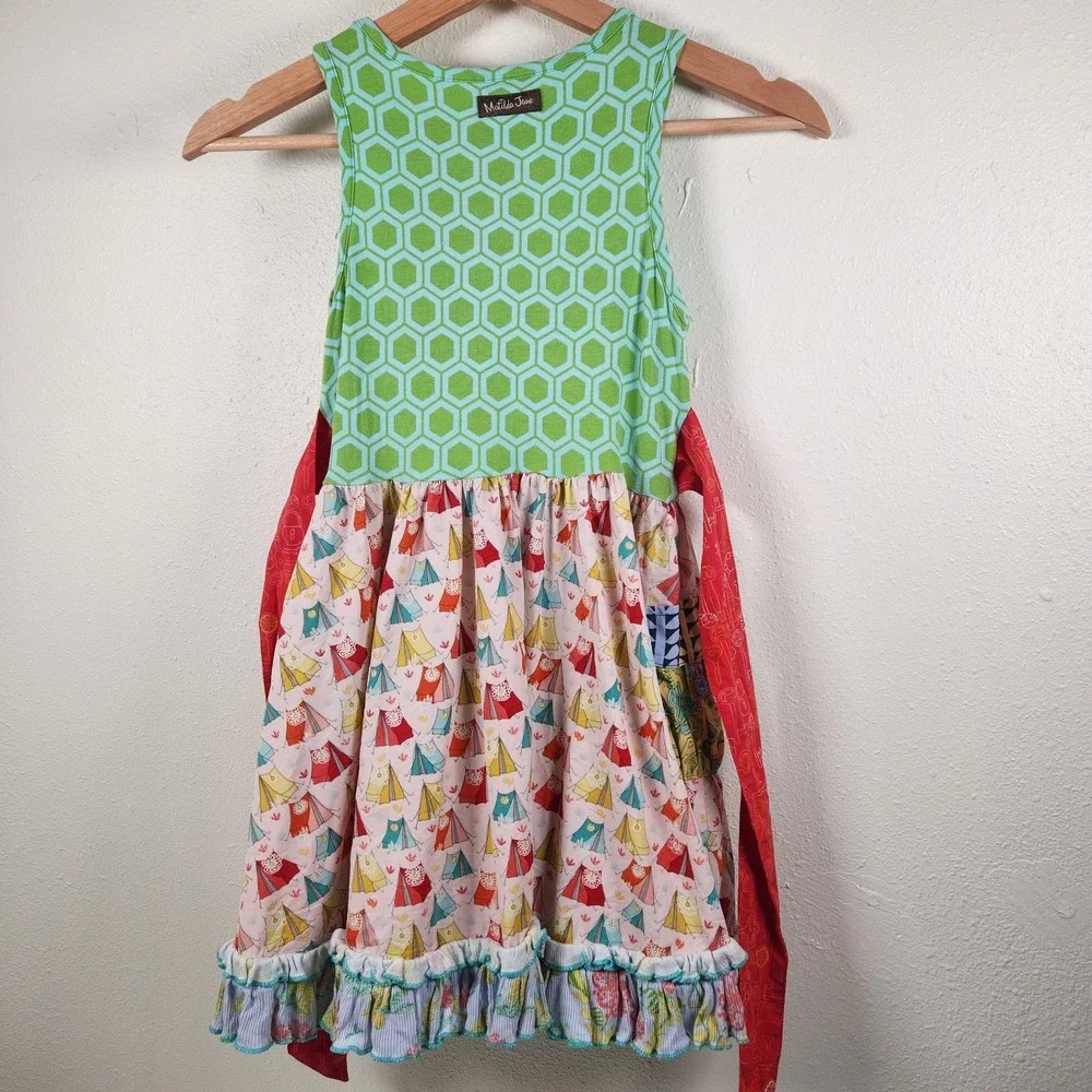 Matilda Jane size 6 It's a Wonderful Parade Festival Tank dress tents - Picture 4 of 5